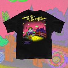 Load image into Gallery viewer, TRAVELING OPTIMIST SHIRT - BLACK